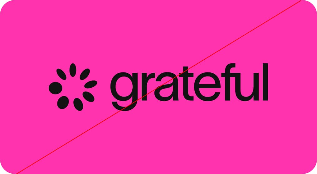 Incorrect: wordmark without symbol