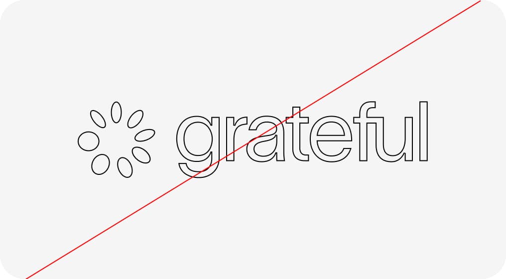 Incorrect: position on an angle