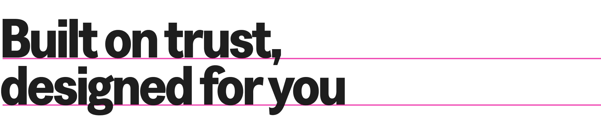 Headline typesetting example