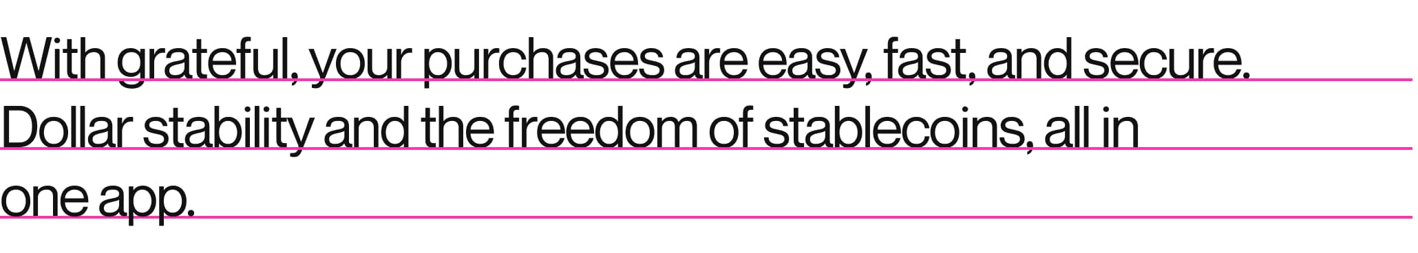 Body text typesetting example